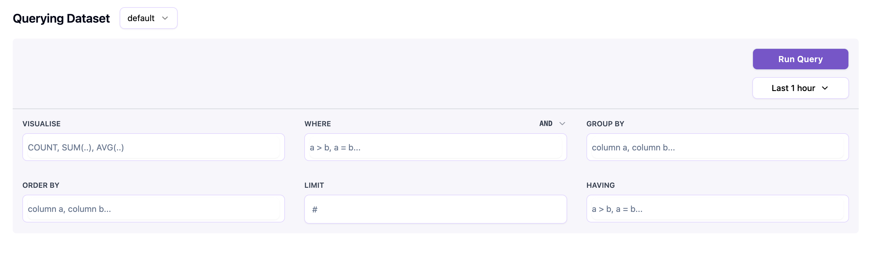 The Spilled query builder, showing the time range, measurements, filters, and a chart with a results table below.